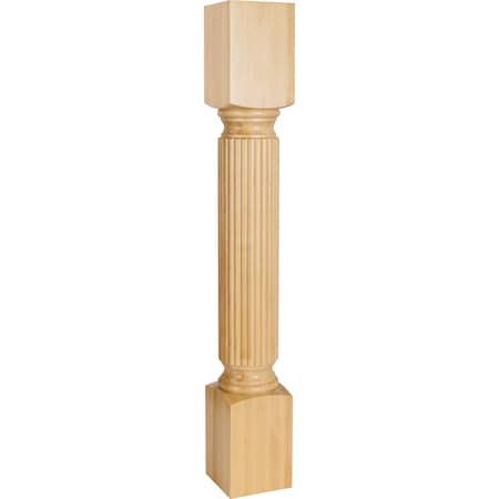 Hardware Resources 5" Wx5"Dx35-1/2"H Hard Maple Reed Post P20MP